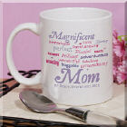 Personalized Magnificent Mom Coffee Mug